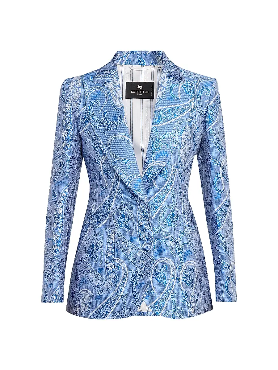 Etro Women's Paisley Single-Breasted Blazer