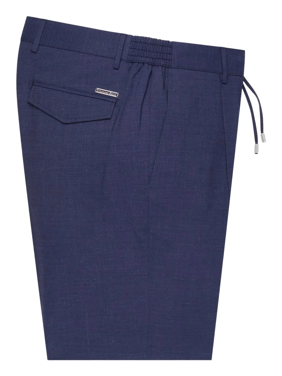 Men's Virgin Wool Blend Bermuda Shorts Men's Virgin Wool Blend Bermuda Shorts