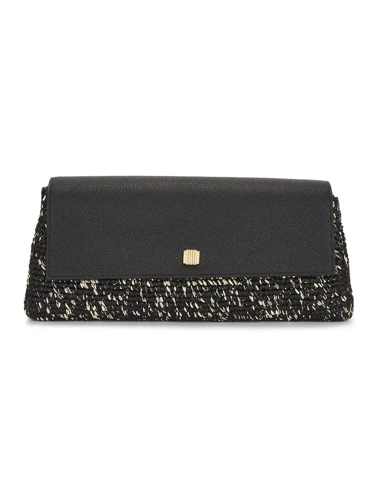 Khaite Audrey Raffia Clutch