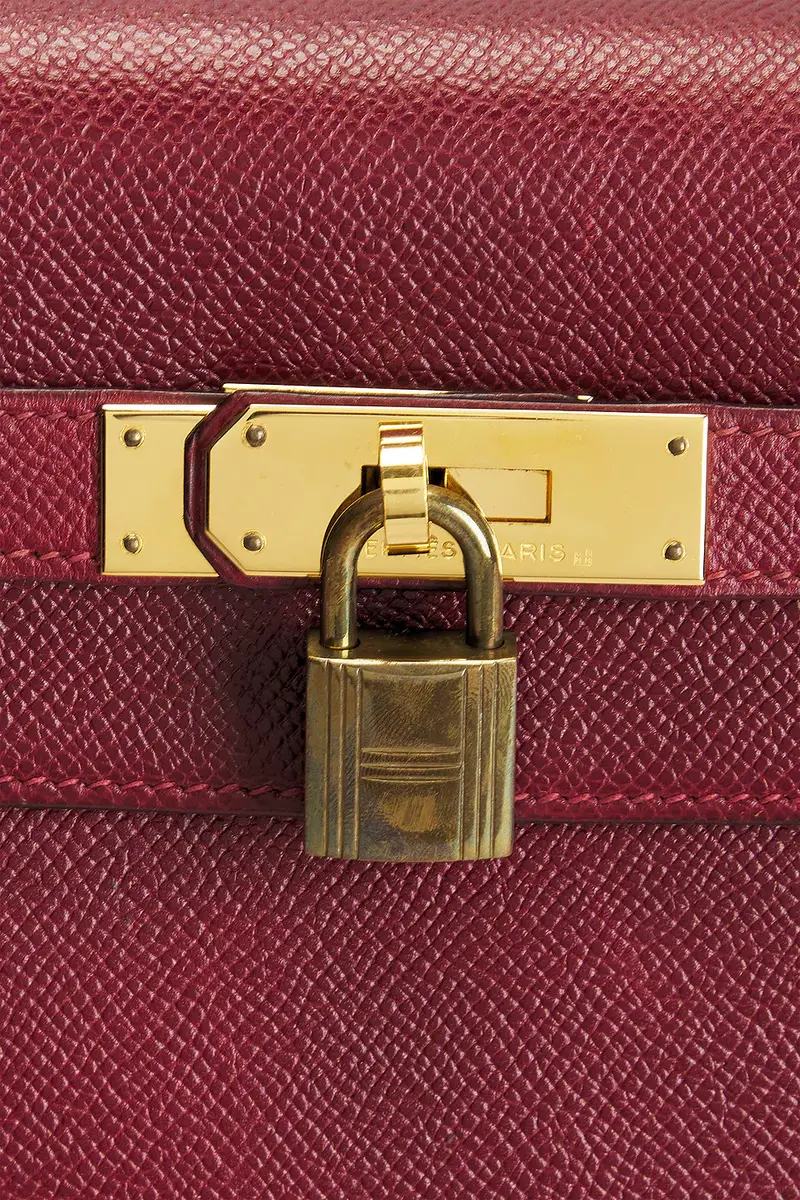 HERMÈS Courchevel Kelly 28 Handbag | Thumbnail 5 HERMÈS Courchevel Kelly 28 Handbag | Thumbnail 5