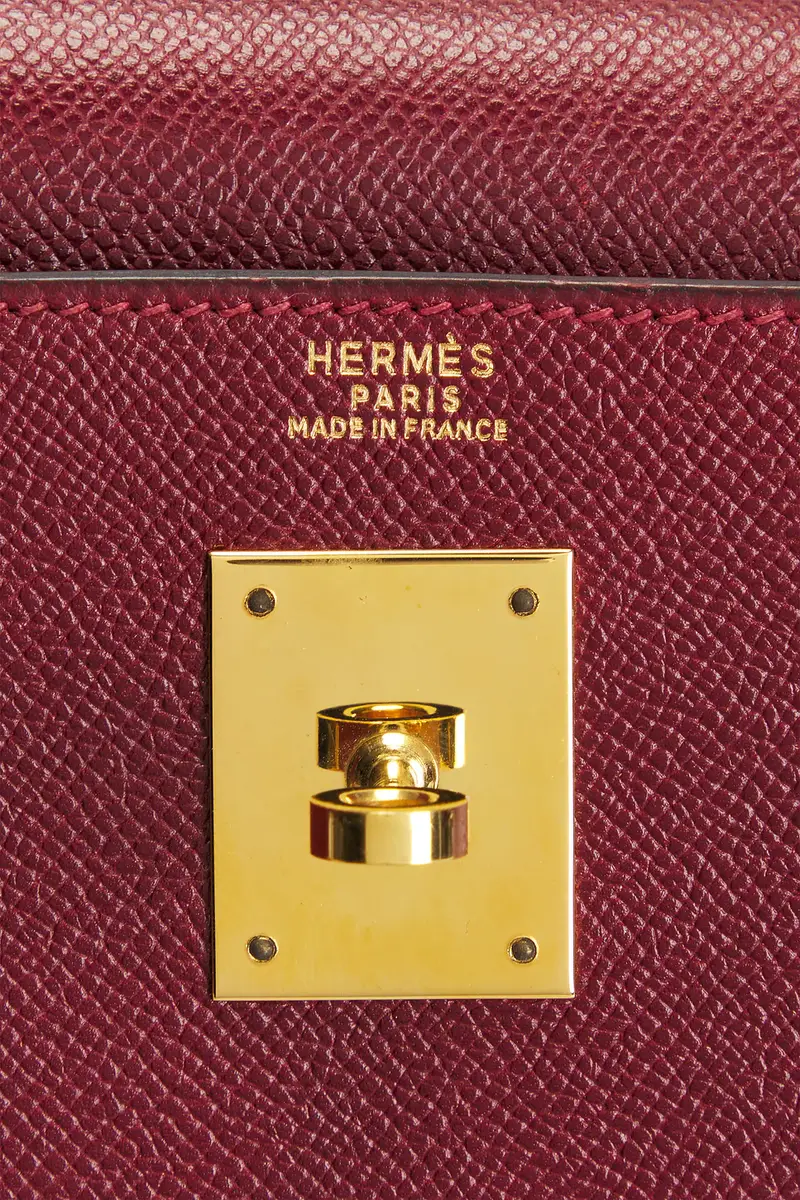HERMÈS Courchevel Kelly 28 Handbag | Thumbnail 6 HERMÈS Courchevel Kelly 28 Handbag | Thumbnail 6