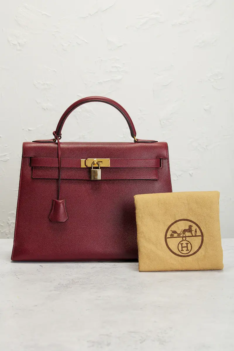 HERMÈS Courchevel Kelly 28 Handbag | Thumbnail 10 HERMÈS Courchevel Kelly 28 Handbag | Thumbnail 10