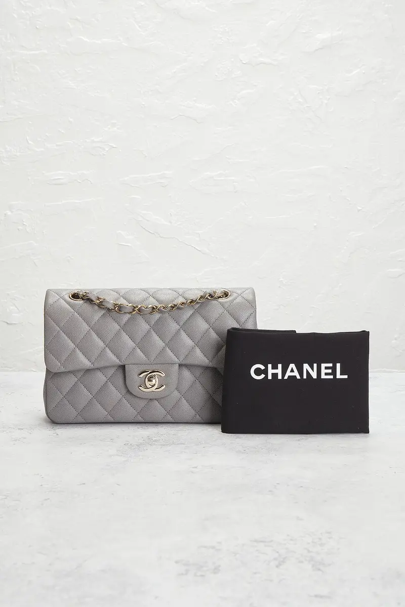 chanel Chanel Caviar Small Classic Double Flap Bag | Thumbnail 10 chanel Chanel Caviar Small Classic Double Flap Bag | Thumbnail 10