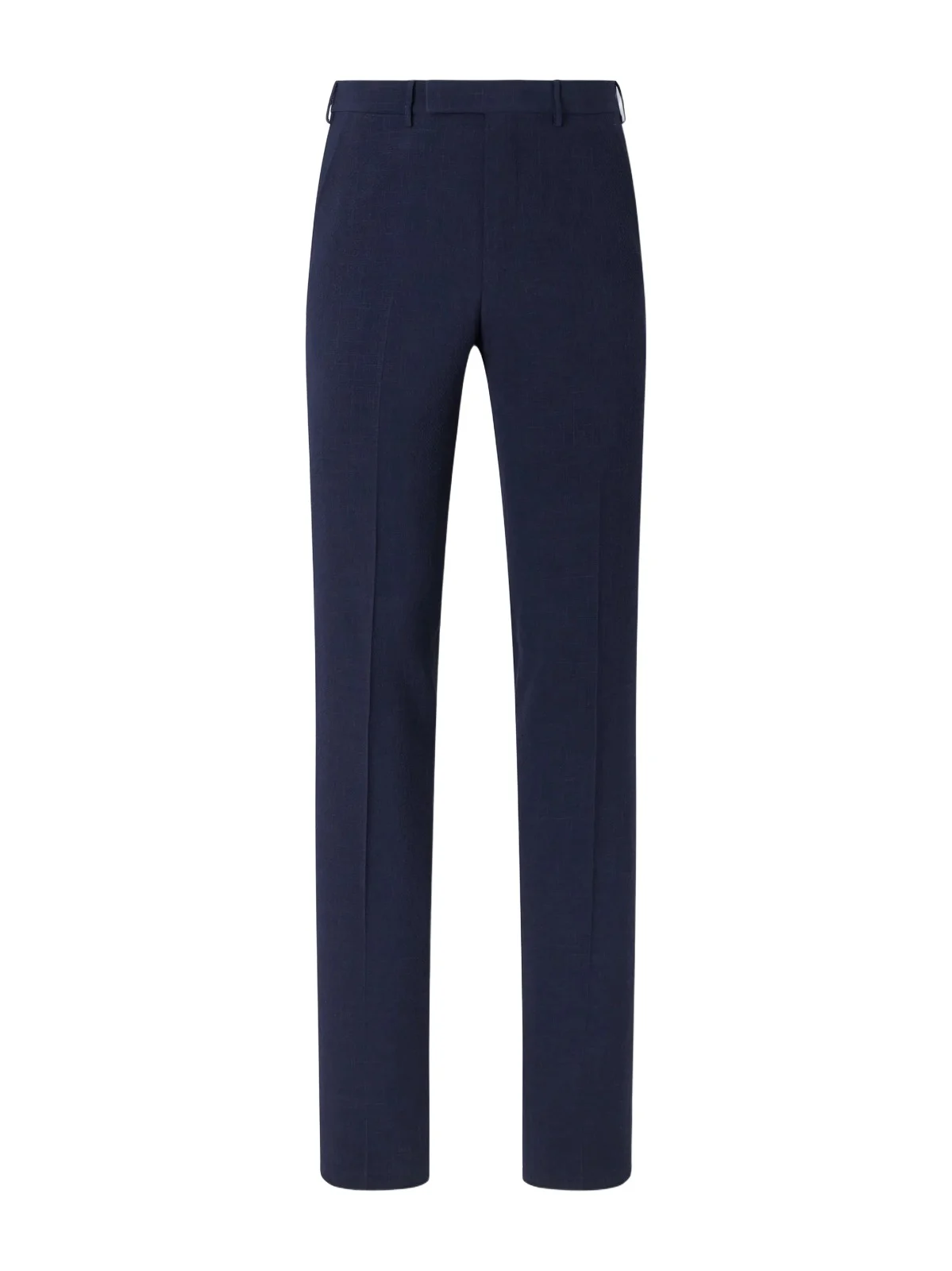 Zegna Straight-Leg Wool, Silk and Linen-Blend Seersucker Trousers - Men