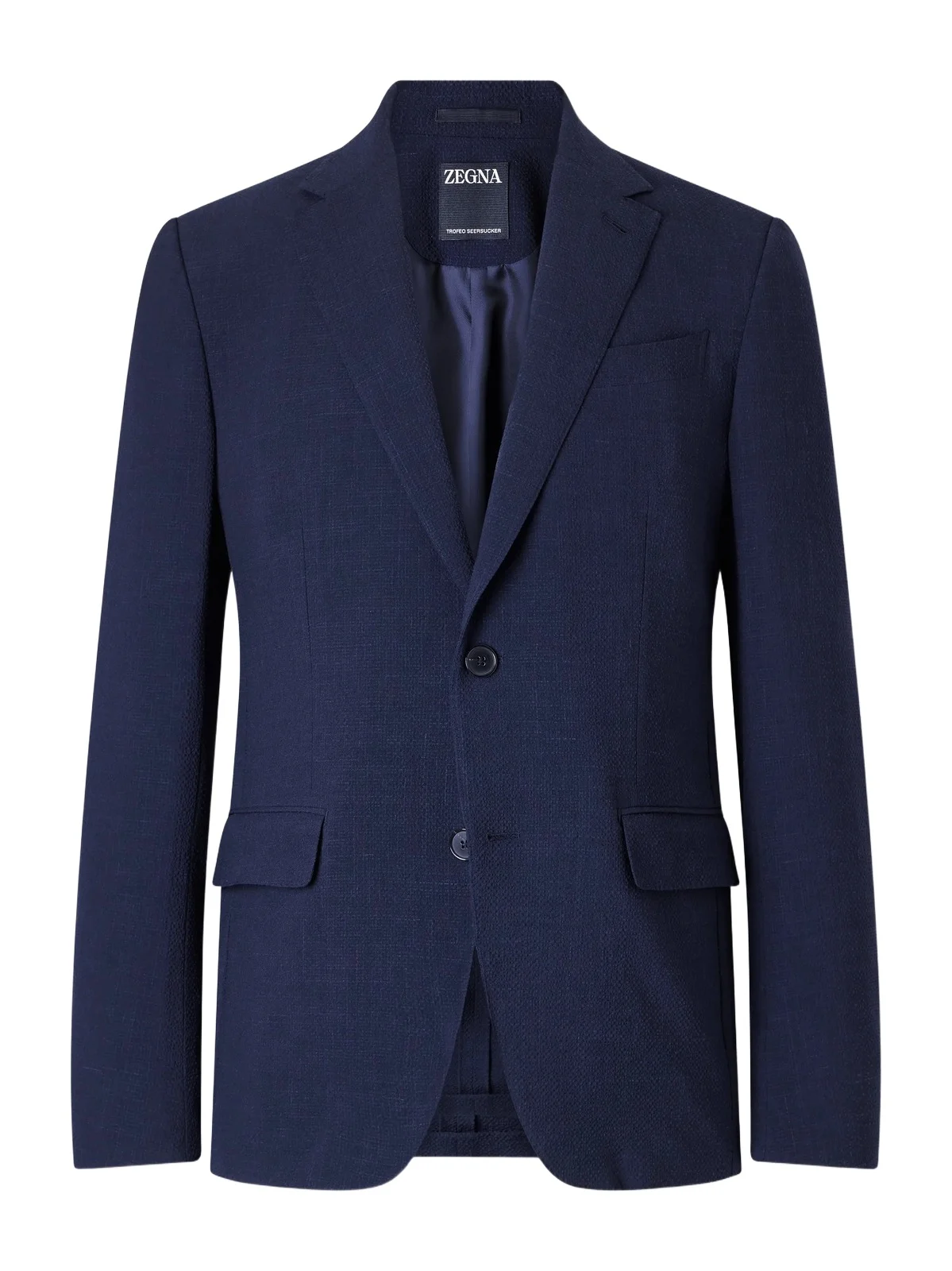 Wool, Silk and Linen-Blend Seersucker Jacket - Men Wool, Silk and Linen-Blend Seersucker Jacket - Men
