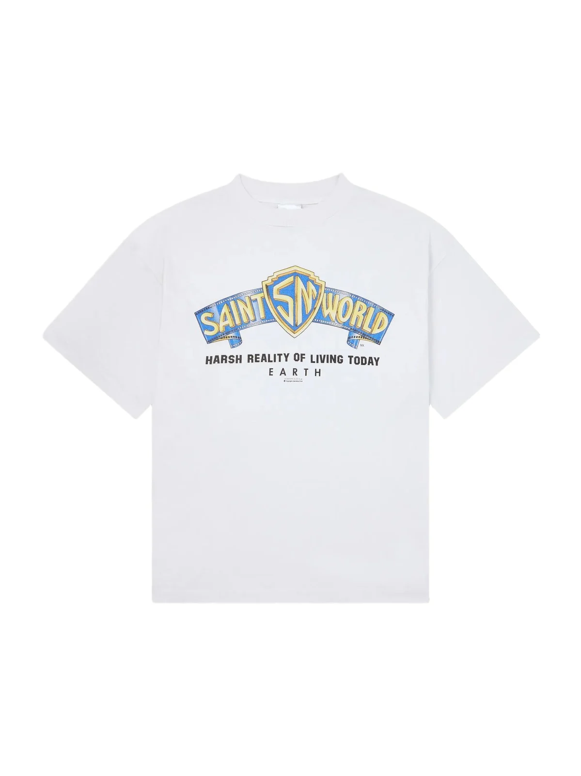 Saint World Logo-Print Cotton-Jersey T-shirt - Men Saint World Logo-Print Cotton-Jersey T-shirt - Men