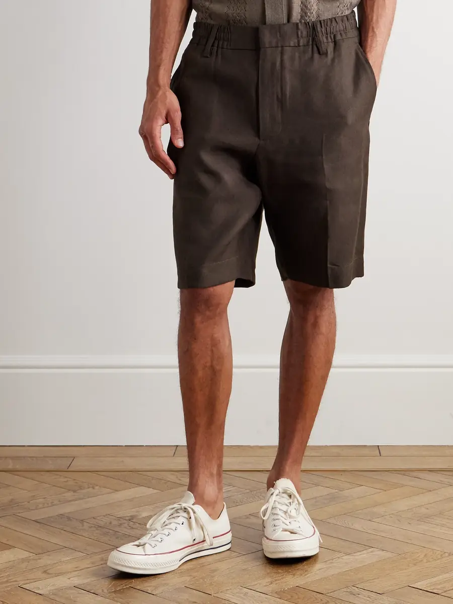 NN07 Billie 1808 LENZING™ ECOVERO™ and Linen-Blend Shorts - Men | Thumbnail 3 NN07 Billie 1808 LENZING™ ECOVERO™ and Linen-Blend Shorts - Men | Thumbnail 3