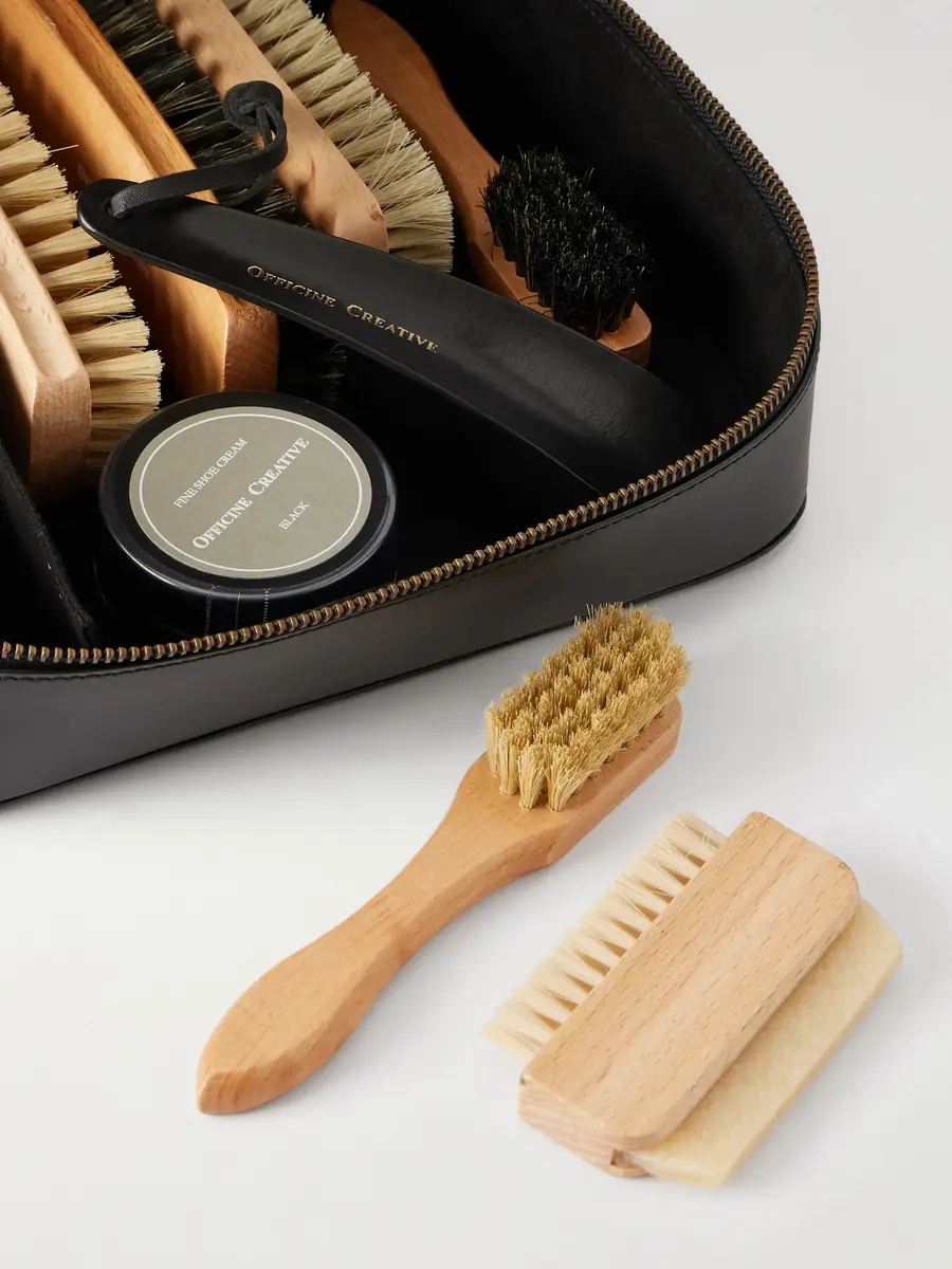 Officine Creative Shoe Care Set with Leather Case - Men | Thumbnail 4 Officine Creative Shoe Care Set with Leather Case - Men | Thumbnail 4