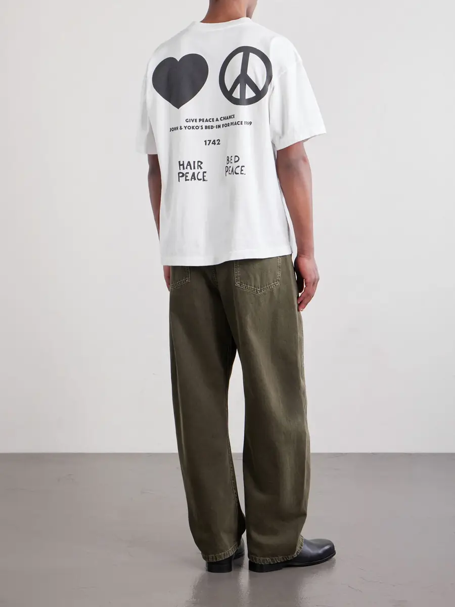 SAINT Mxxxxxx John Lennon Printed Cotton-Jersey T-shirt - Men | Thumbnail 4 SAINT Mxxxxxx John Lennon Printed Cotton-Jersey T-shirt - Men | Thumbnail 4