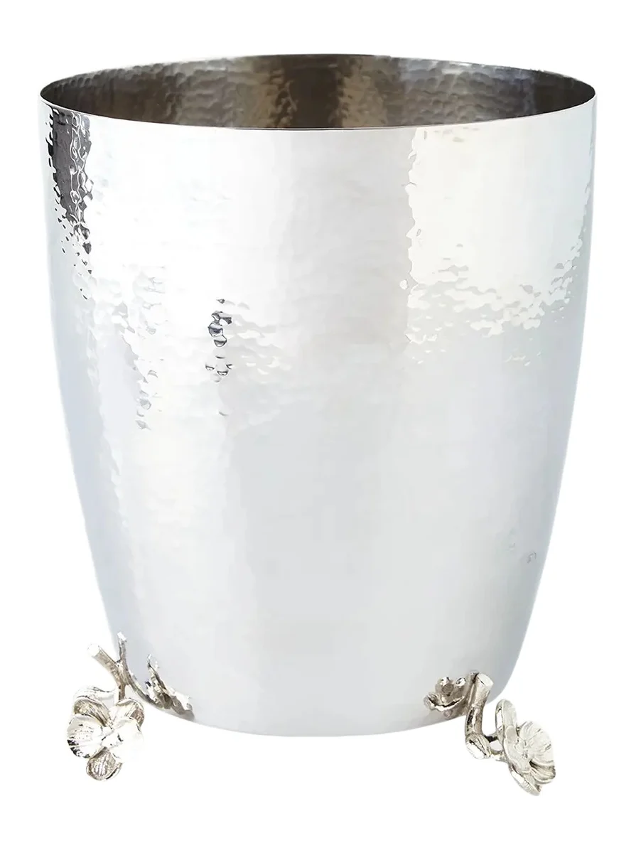 Michael Aram White Orchid Wastebasket