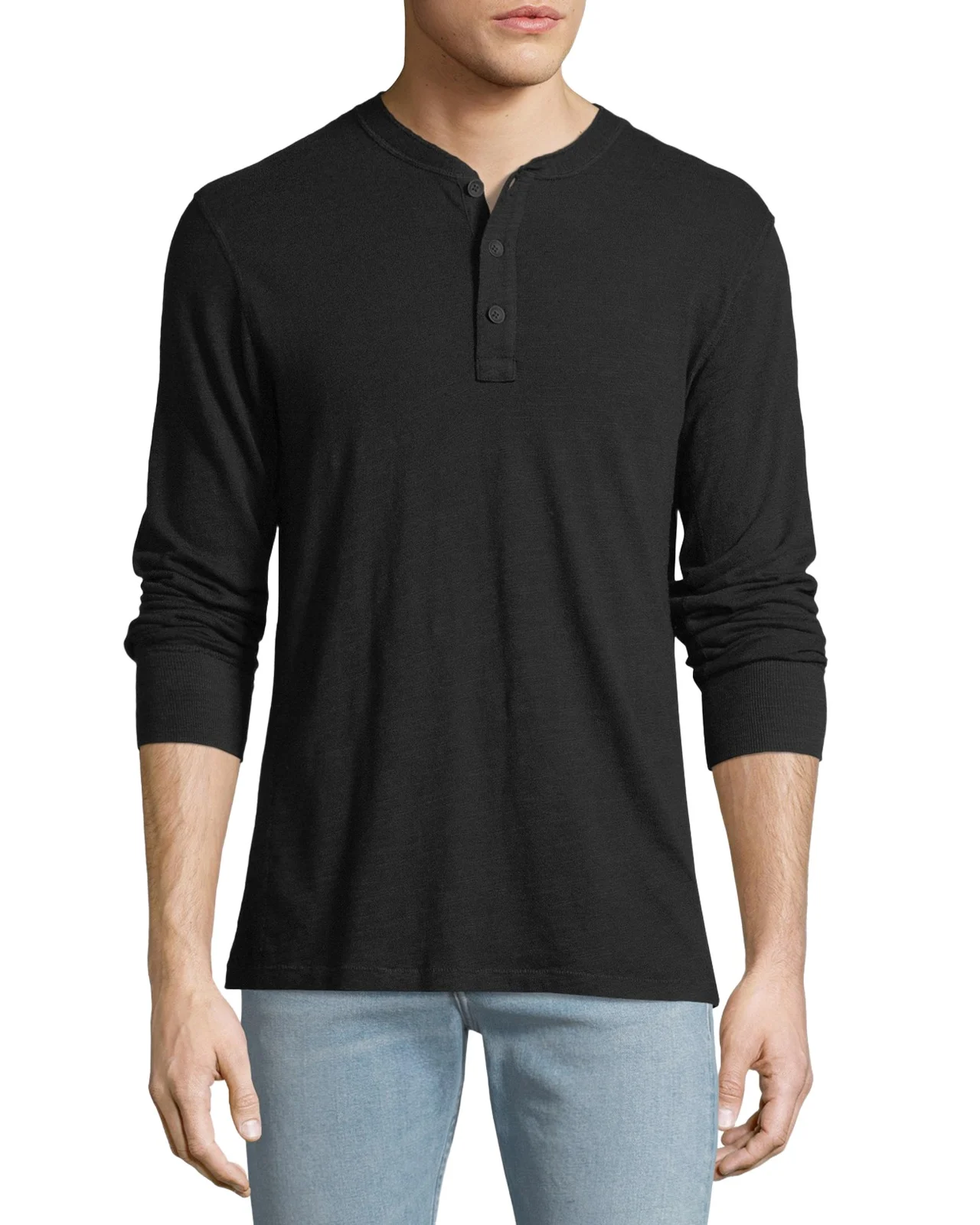 rag & bone Men's Standard Issue Henley Shirt