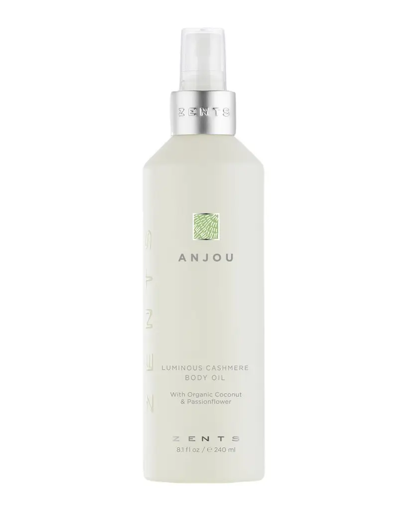 Zents 8.1 oz. Anjou Luminous Cashmere Body Oil | Image 1 Zents 8.1 oz. Anjou Luminous Cashmere Body Oil | Image 1