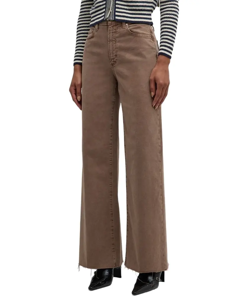 PAIGE Anessa Raw Hem Jeans | Image 1 PAIGE Anessa Raw Hem Jeans | Image 1