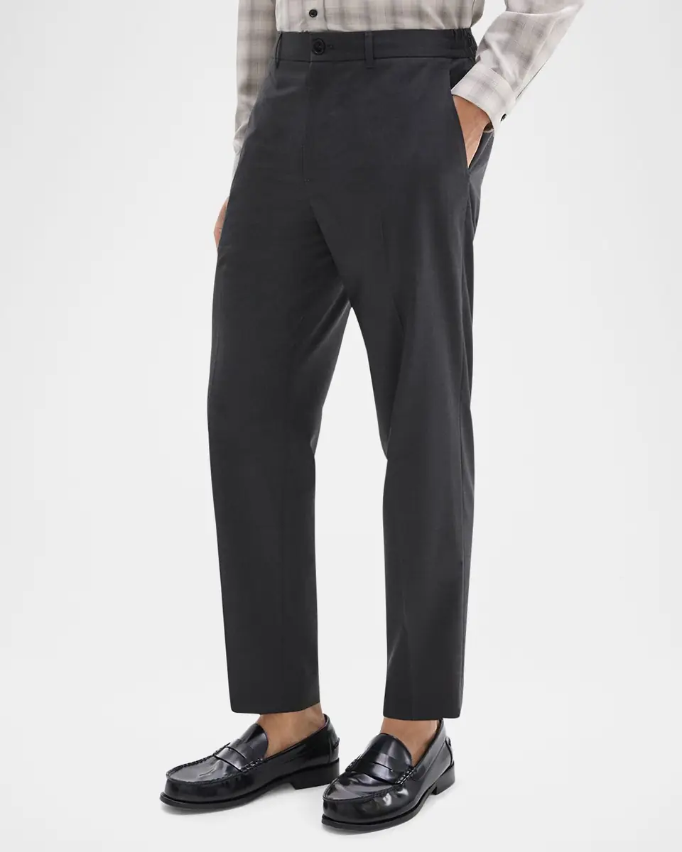 Theory Men's Curtis Drawstring Motion Wool Pants | Thumbnail 6