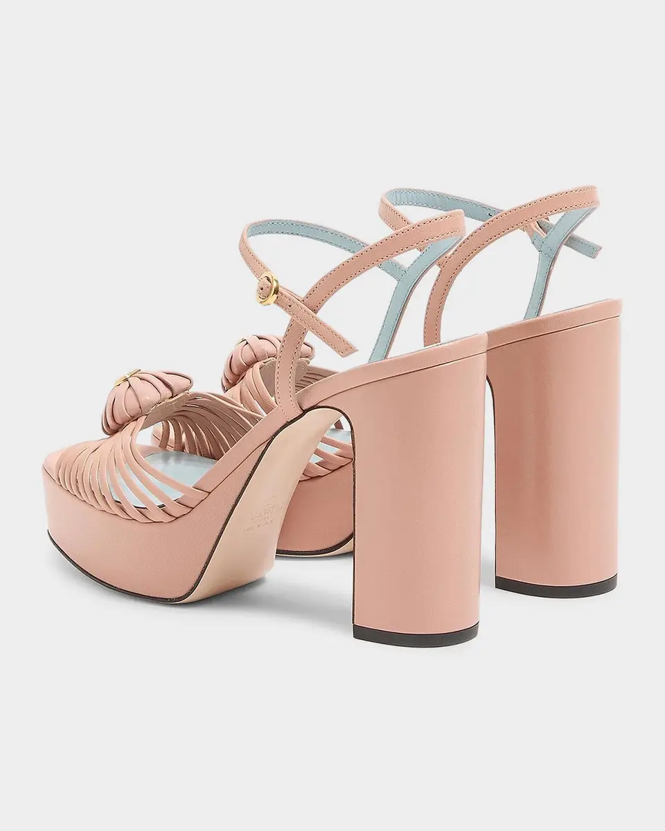 Valentino Garavani 115mm VLogo Leather Platform Sandals | Thumbnail 2 Valentino Garavani 115mm VLogo Leather Platform Sandals | Thumbnail 2