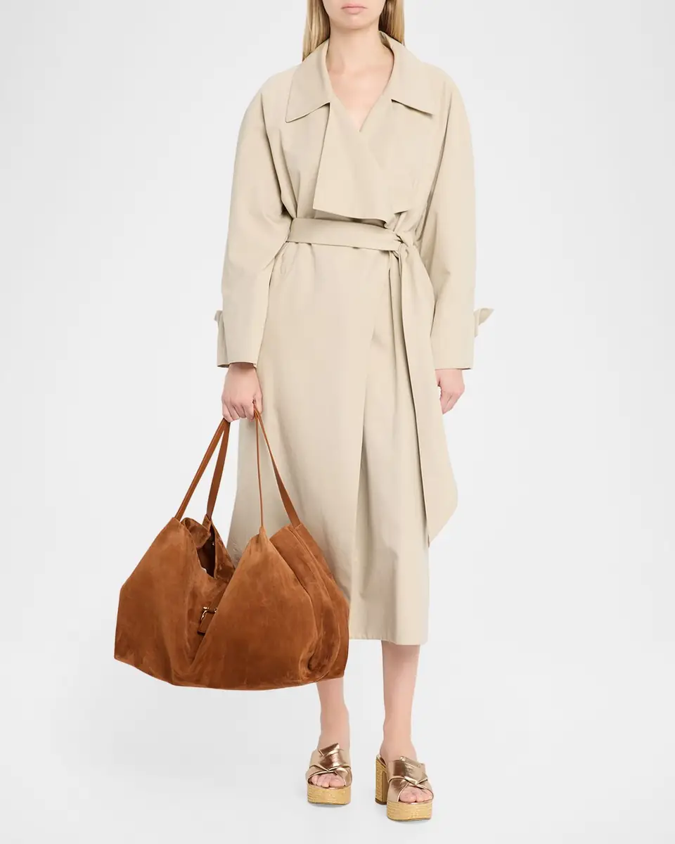 Ferragamo Slouchy Suede Tote Bag | Thumbnail 5