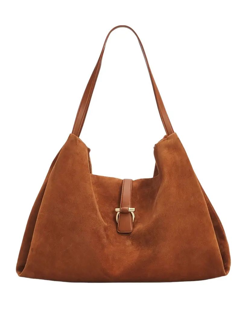 Ferragamo Slouchy Suede Tote Bag | Image 1 Ferragamo Slouchy Suede Tote Bag | Image 1