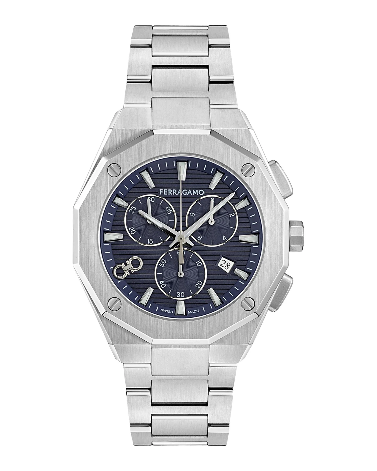 Men's Edge Chrono 42mm Stainless Steel Bracelet Watch Men's Edge Chrono 42mm Stainless Steel Bracelet Watch