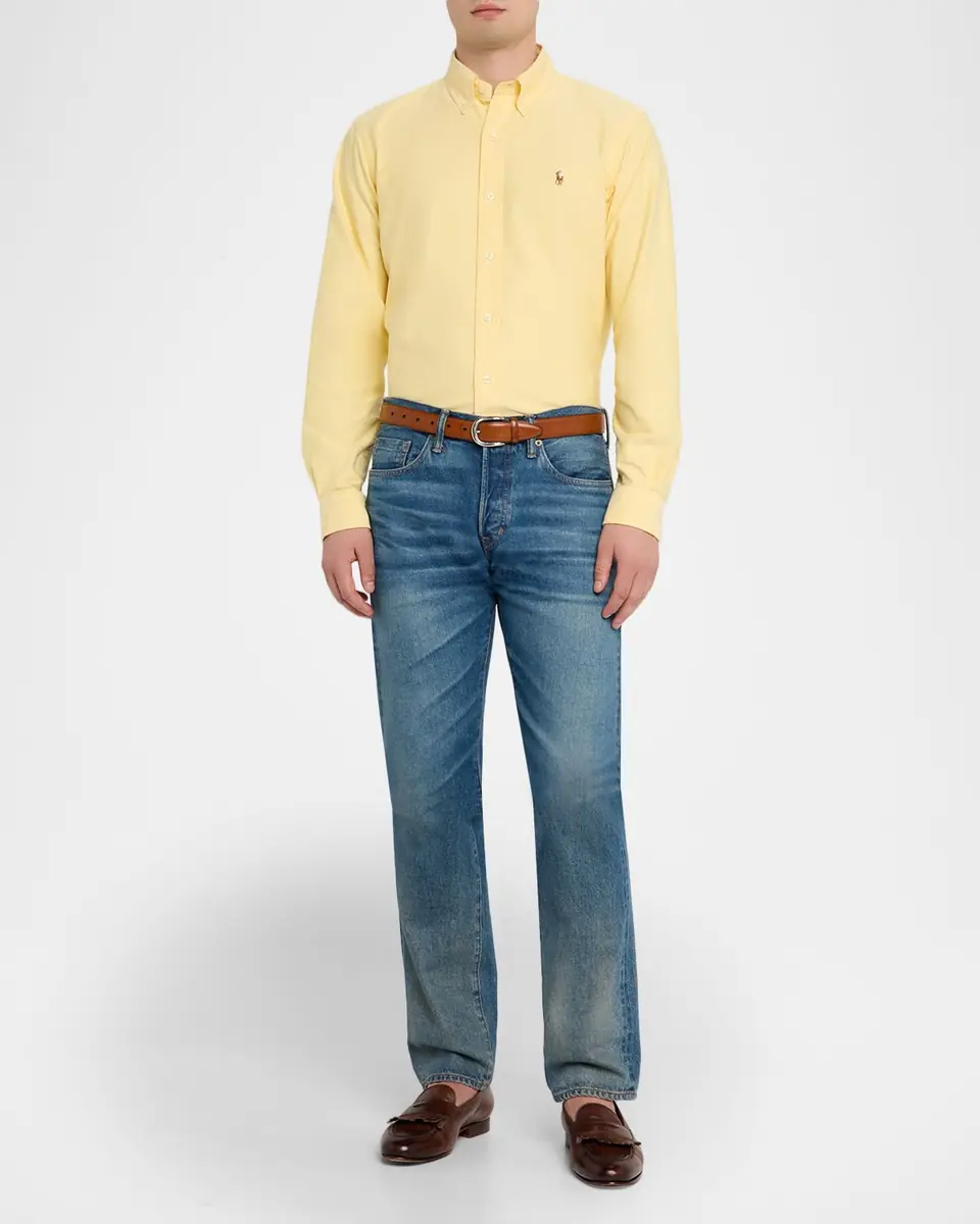 Polo Ralph Lauren Men's Classic-Fit Oxford Button-Down Shirt | Thumbnail 2 Polo Ralph Lauren Men's Classic-Fit Oxford Button-Down Shirt | Thumbnail 2