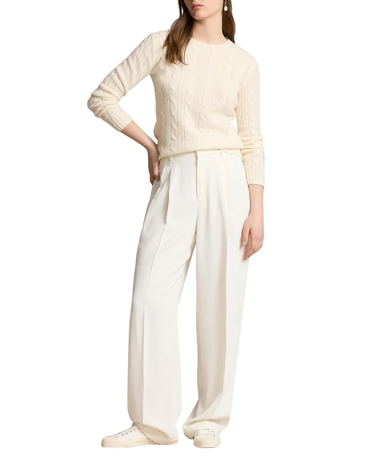 Julianna Cable-Knit Cashmere Sweater Julianna Cable-Knit Cashmere Sweater