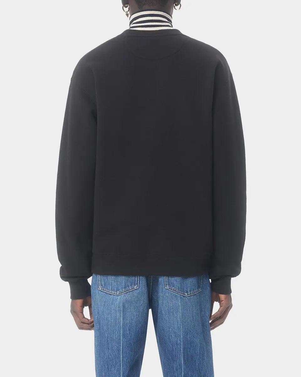 Valentino Garavani Men's Made In Valentino Print Cotton Crewneck Sweatshirt | Thumbnail 3 Valentino Garavani Men's Made In Valentino Print Cotton Crewneck Sweatshirt | Thumbnail 3