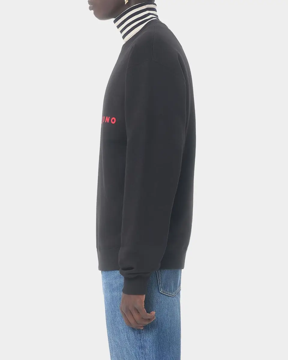 Valentino Garavani Men's Made In Valentino Print Cotton Crewneck Sweatshirt | Thumbnail 7 Valentino Garavani Men's Made In Valentino Print Cotton Crewneck Sweatshirt | Thumbnail 7
