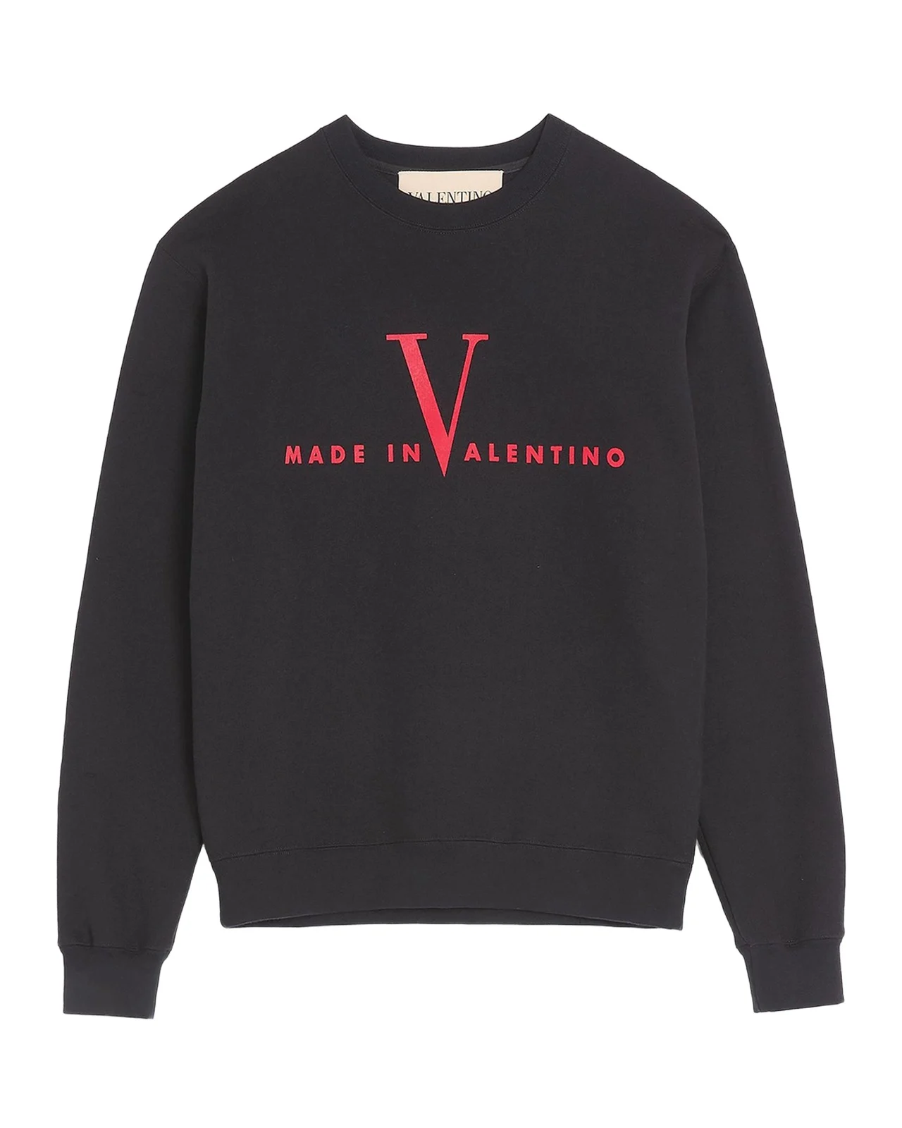 Valentino Garavani Men's Made In Valentino Print Cotton Crewneck Sweatshirt