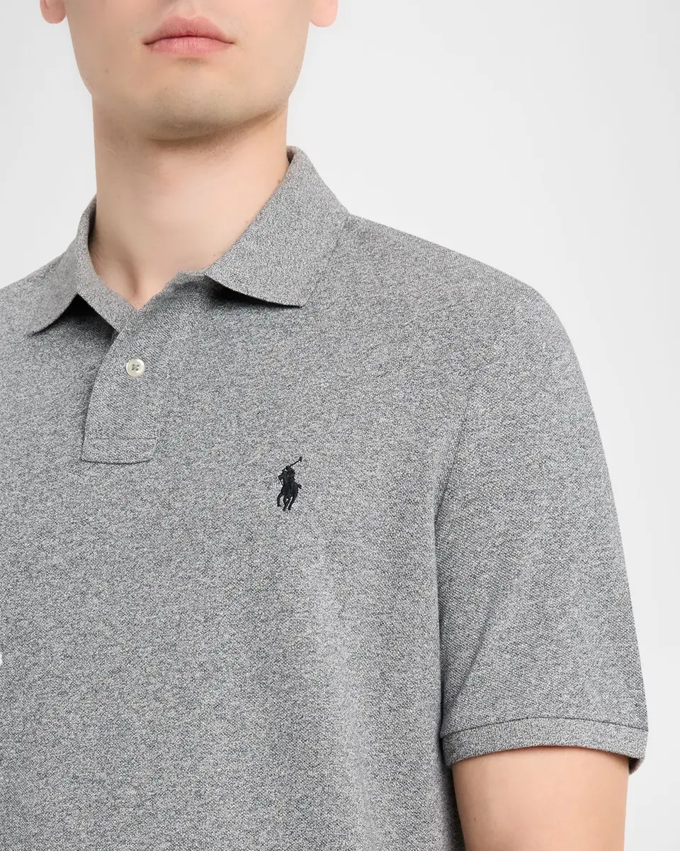 Polo Ralph Lauren Men's The Iconic Mesh Classic-Fit Polo Shirt | Thumbnail 5 Polo Ralph Lauren Men's The Iconic Mesh Classic-Fit Polo Shirt | Thumbnail 5
