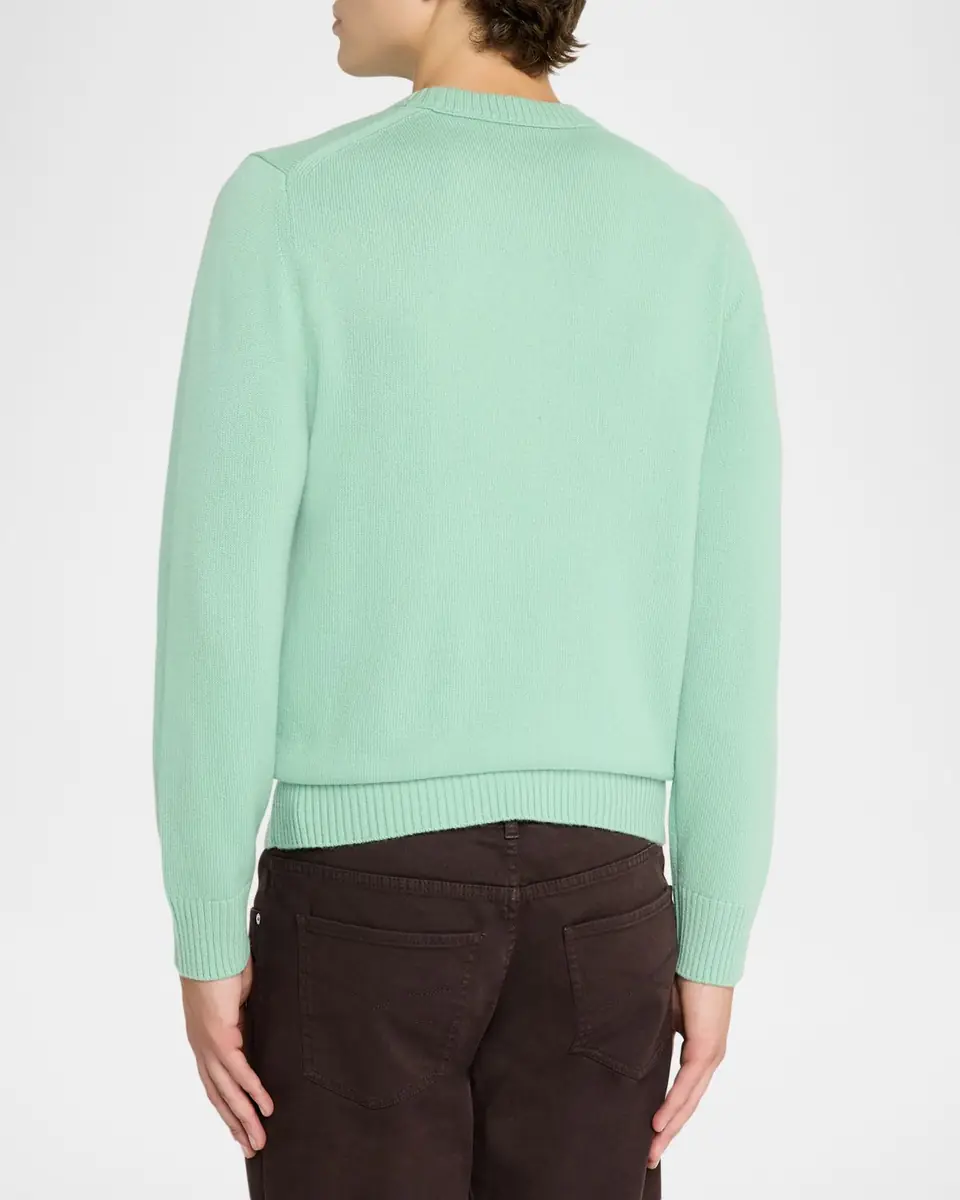 Vince Men's Wool-Cashmere Crewneck Sweater | Thumbnail 3 Vince Men's Wool-Cashmere Crewneck Sweater | Thumbnail 3