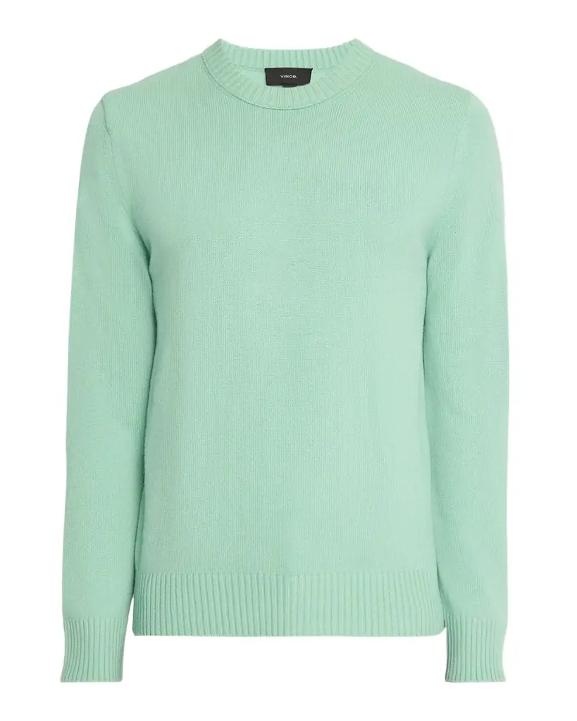 Vince Men's Wool-Cashmere Crewneck Sweater | Image 1 Vince Men's Wool-Cashmere Crewneck Sweater | Image 1