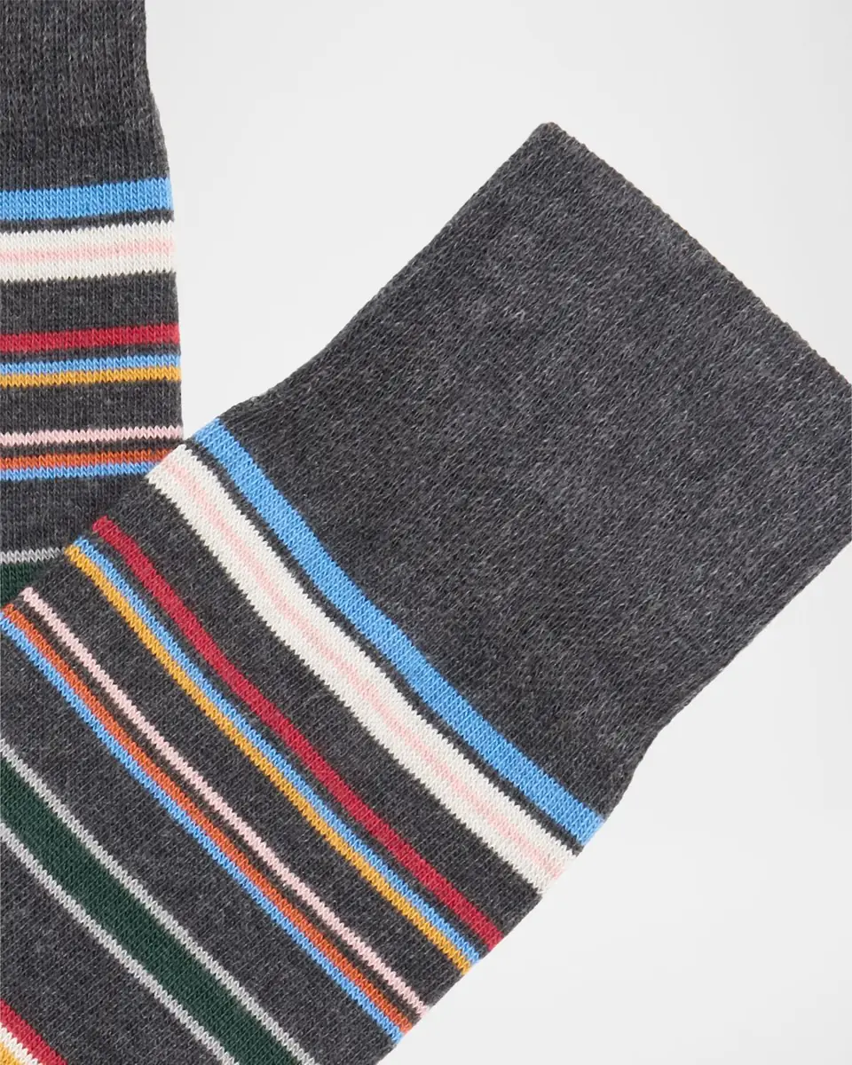 Paul Smith Men's Variety Pattern 3-Pack Crew Socks | Thumbnail 3 Paul Smith Men's Variety Pattern 3-Pack Crew Socks | Thumbnail 3