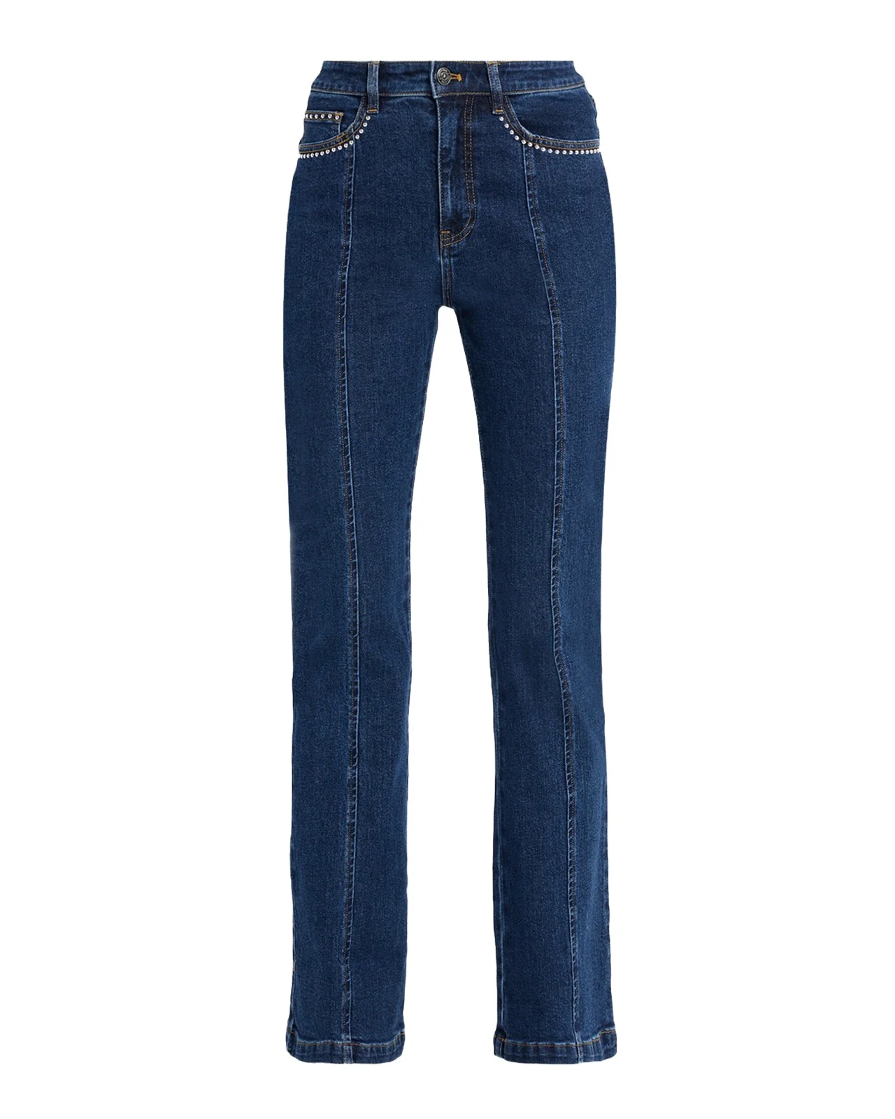 Cinq à Sept Shailene Studded Heart Jeans