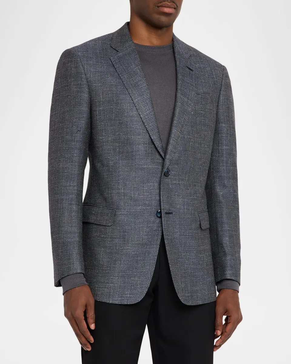 Giorgio Armani Men's Wool Linen Silk Sport Coat | Thumbnail 4 Giorgio Armani Men's Wool Linen Silk Sport Coat | Thumbnail 4