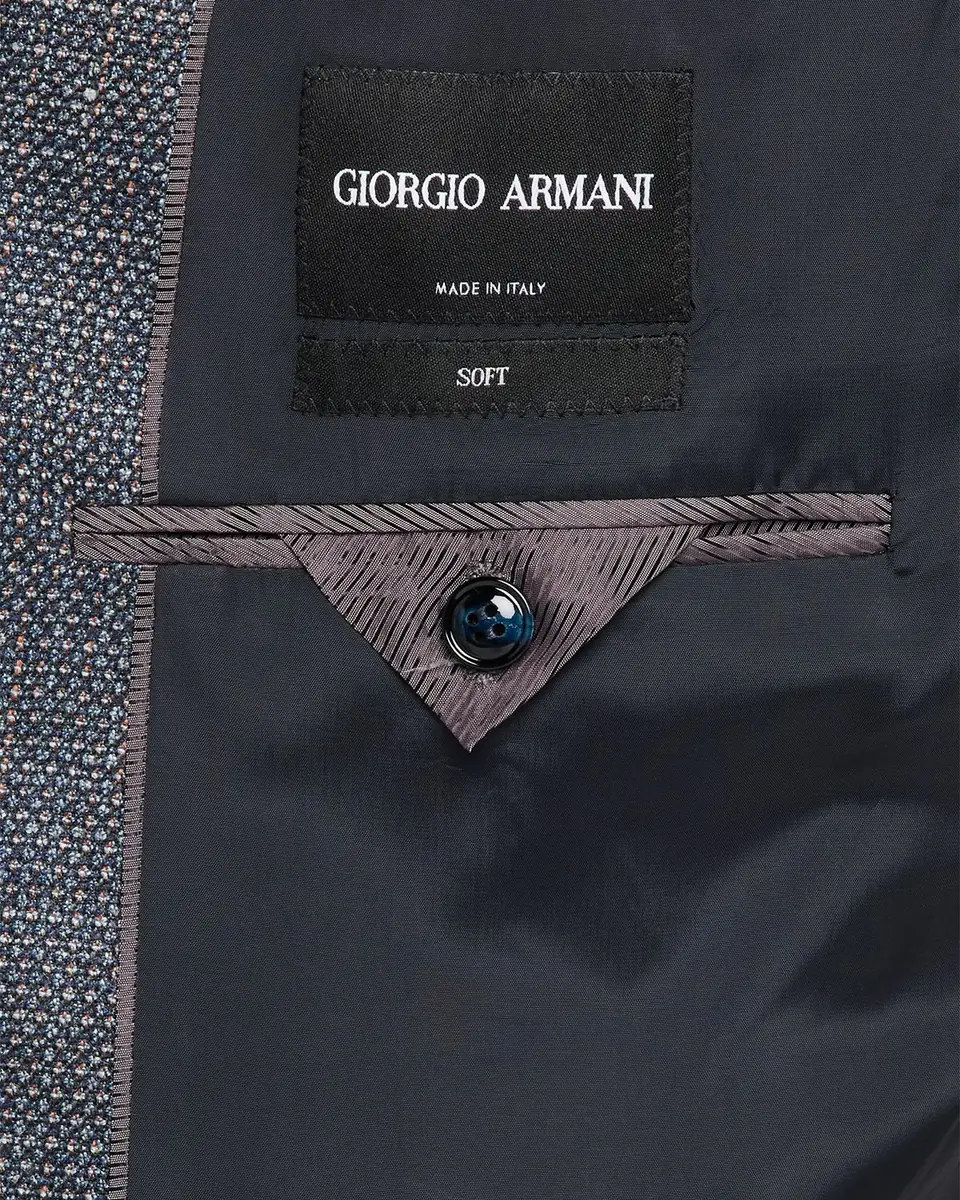 Giorgio Armani Men's Wool Linen Silk Sport Coat | Thumbnail 6 Giorgio Armani Men's Wool Linen Silk Sport Coat | Thumbnail 6