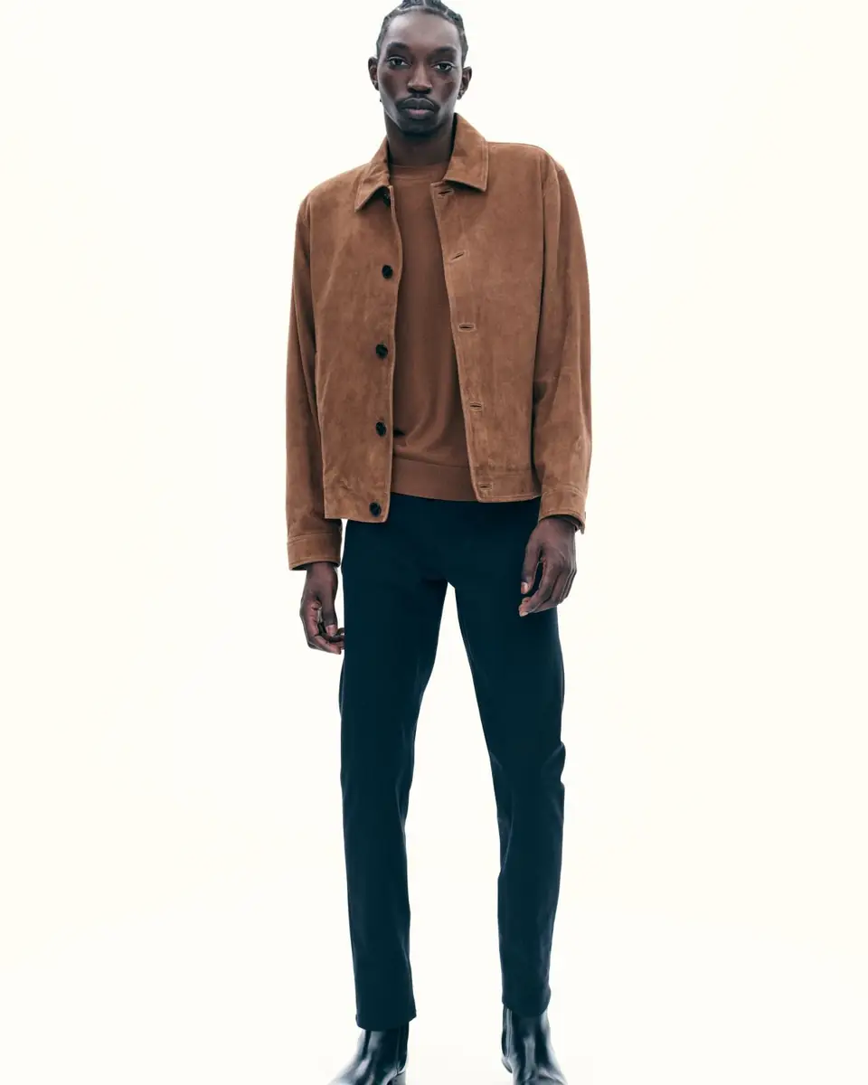 Theory Men's Crewneck Sweater in Regal Merino | Thumbnail 4 Theory Men's Crewneck Sweater in Regal Merino | Thumbnail 4