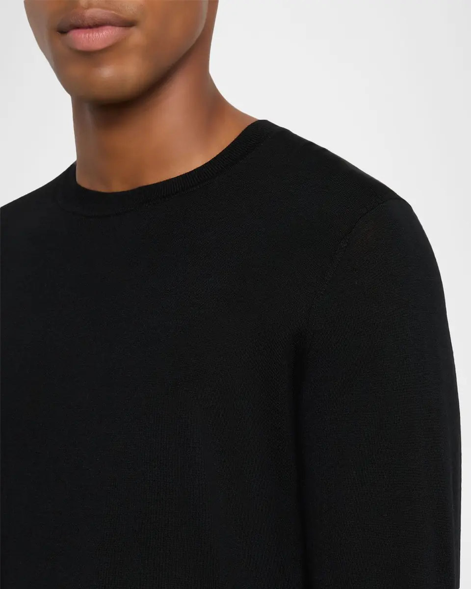 Theory Men's Crewneck Sweater in Regal Merino | Thumbnail 5 Theory Men's Crewneck Sweater in Regal Merino | Thumbnail 5