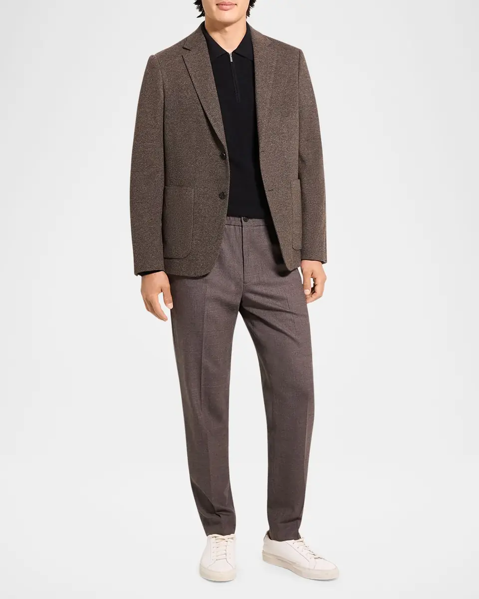 Theory Men's Clinton Jacket in City Knit Twill | Thumbnail 2