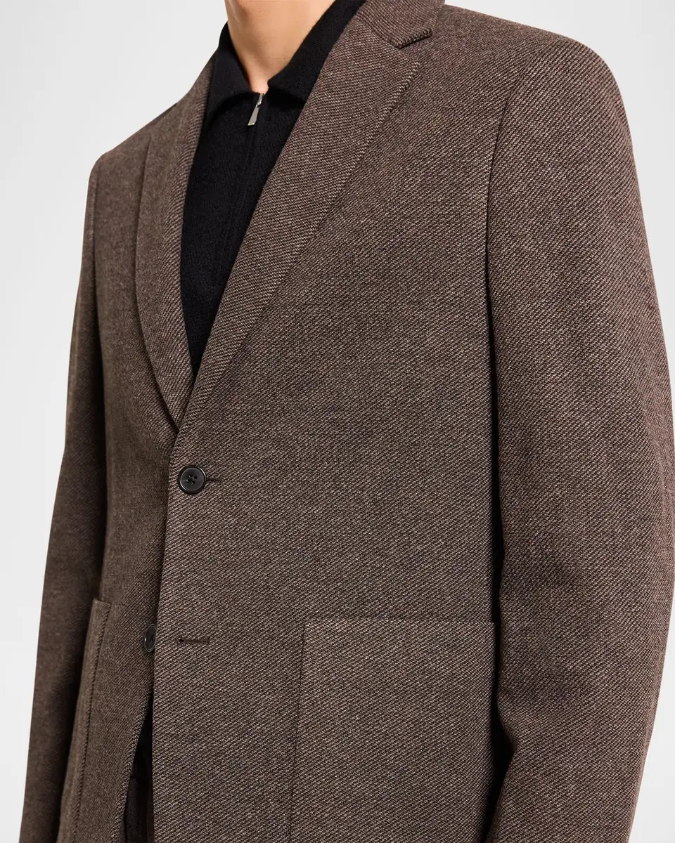 Theory Men's Clinton Jacket in City Knit Twill | Thumbnail 5