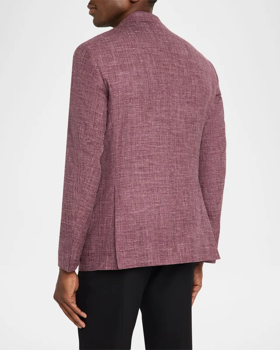 Giorgio Armani Men's Wool Silk Linen Sport Coat | Thumbnail 3 Giorgio Armani Men's Wool Silk Linen Sport Coat | Thumbnail 3