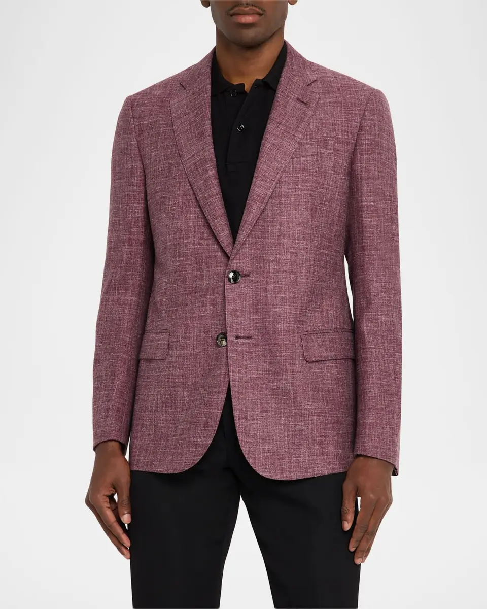 Giorgio Armani Men's Wool Silk Linen Sport Coat | Thumbnail 4 Giorgio Armani Men's Wool Silk Linen Sport Coat | Thumbnail 4