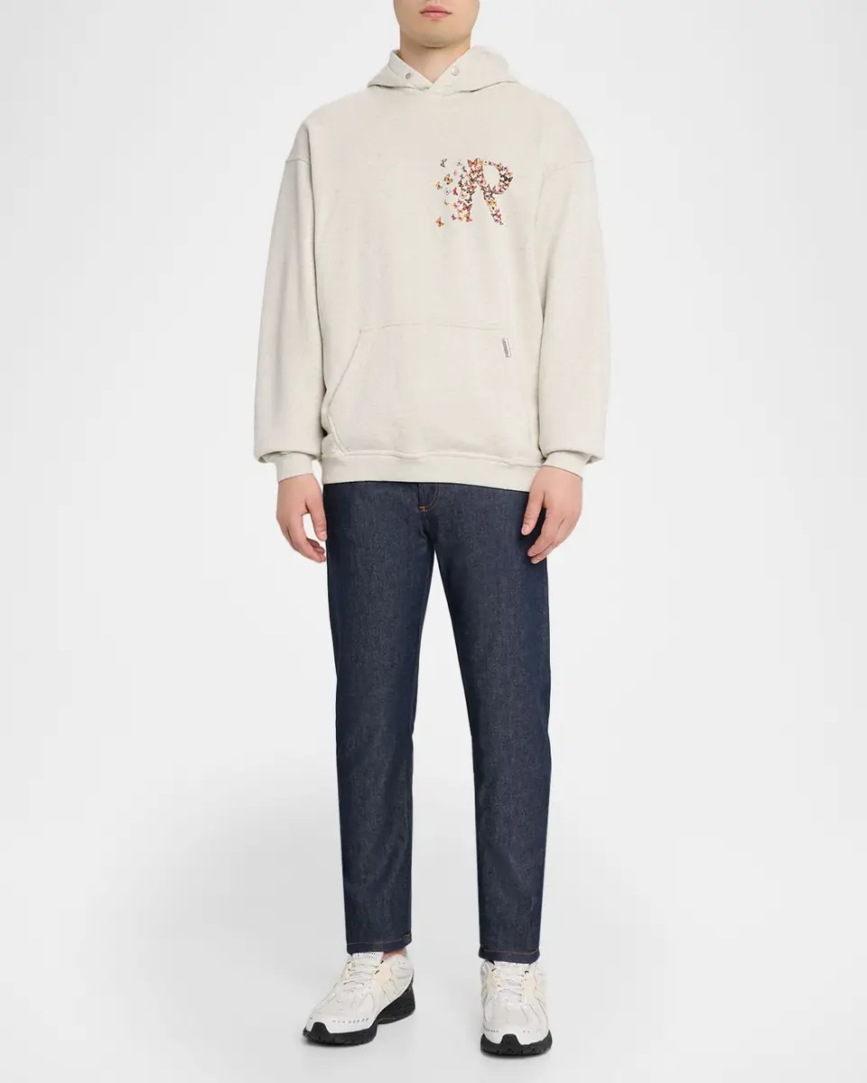 Represent Men's Butterfly Initial Cotton Hoodie | Thumbnail 2 Represent Men's Butterfly Initial Cotton Hoodie | Thumbnail 2