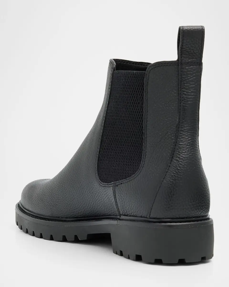 Vince Men's Dave Leather Chelsea Boots | Thumbnail 2 Vince Men's Dave Leather Chelsea Boots | Thumbnail 2