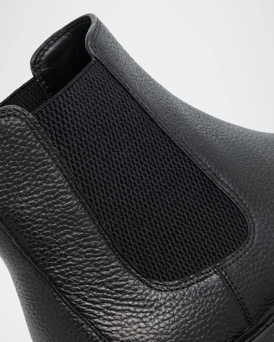 Vince Men's Dave Leather Chelsea Boots | Thumbnail 3 Vince Men's Dave Leather Chelsea Boots | Thumbnail 3