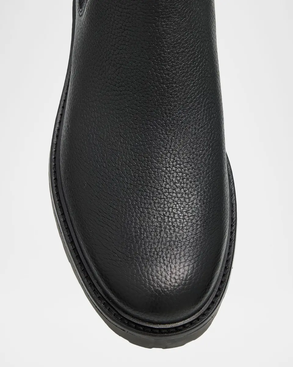 Vince Men's Dave Leather Chelsea Boots | Thumbnail 4 Vince Men's Dave Leather Chelsea Boots | Thumbnail 4