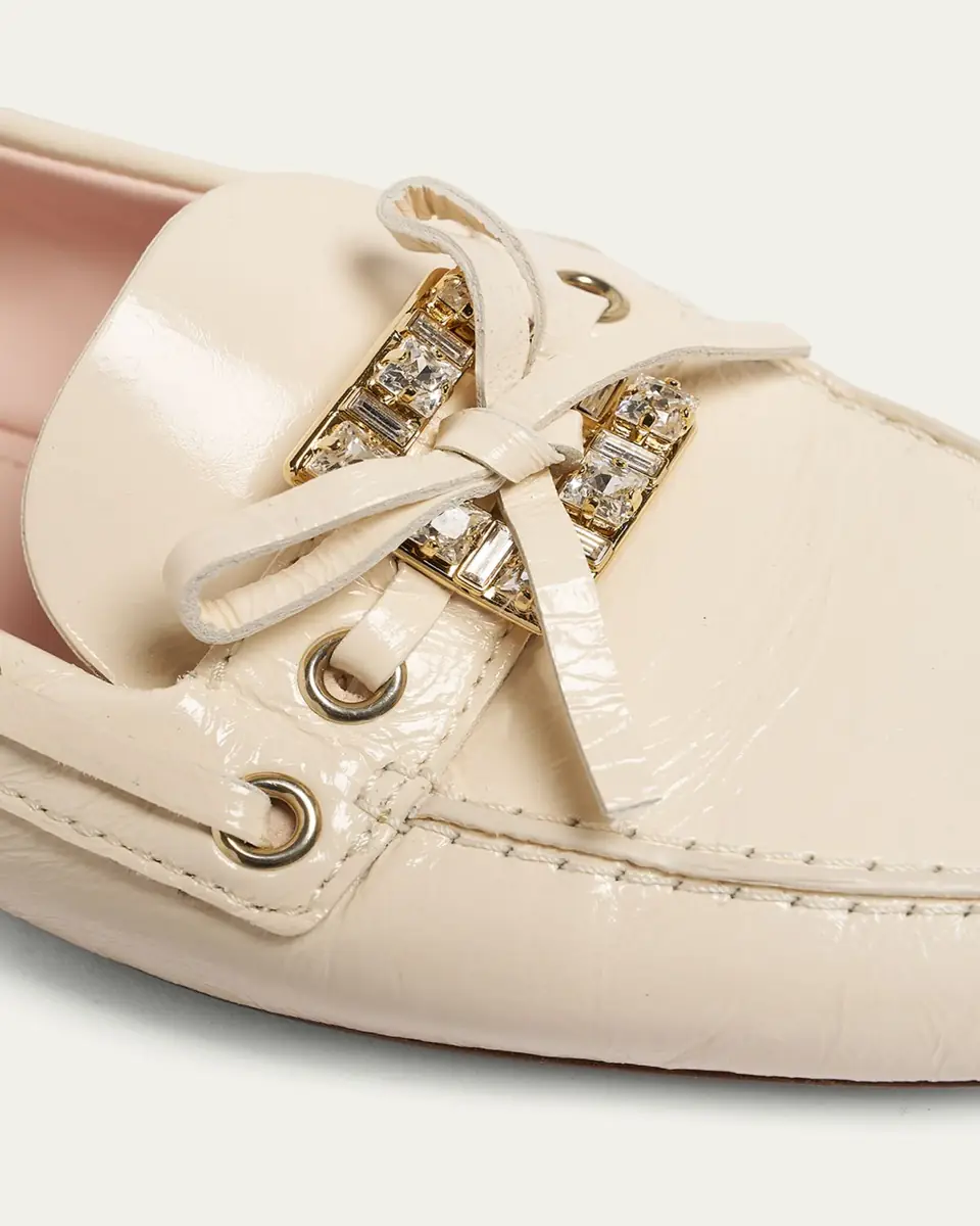 Roger Vivier Roundytoe Strass Leather Boat Loafers | Thumbnail 6 Roger Vivier Roundytoe Strass Leather Boat Loafers | Thumbnail 6