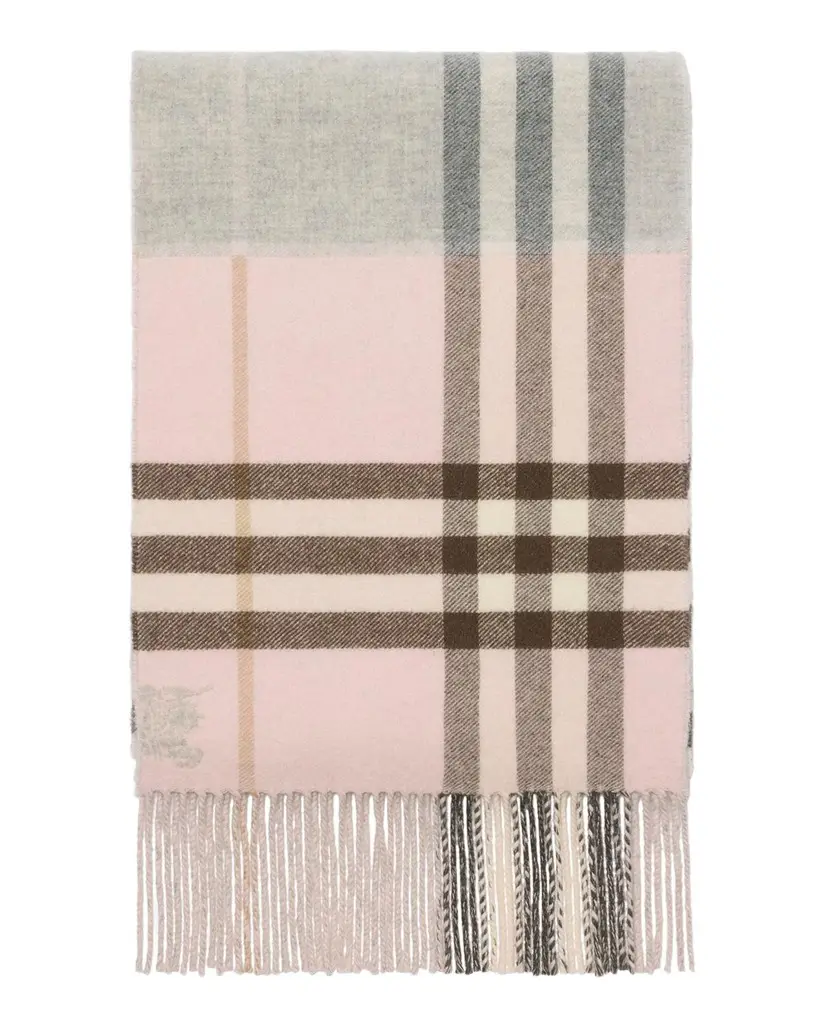Burberry Double-Faced Cashmere EKD Scarf | Image 1 Burberry Double-Faced Cashmere EKD Scarf | Image 1
