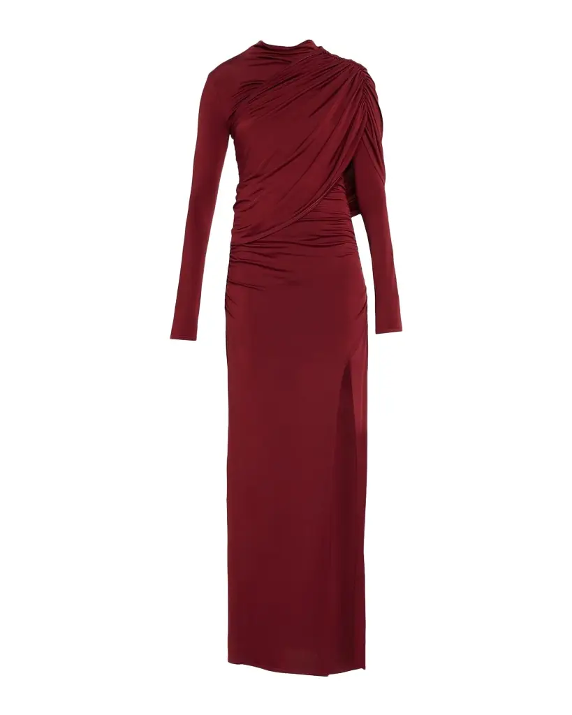 LAPOINTE Asymmetric Shawl Draped Jersey Gown | Image 1 LAPOINTE Asymmetric Shawl Draped Jersey Gown | Image 1