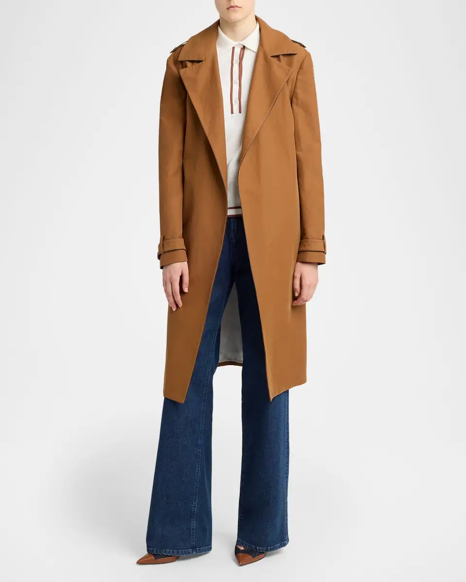 Kiton Belted Wrap Trench Coat | Thumbnail 4 Kiton Belted Wrap Trench Coat | Thumbnail 4