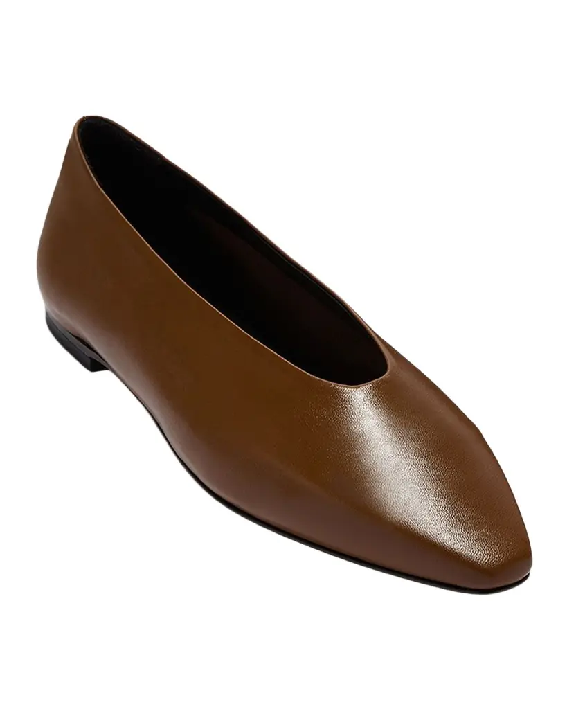 Aeyde Betty Leather Ballerina Flats | Image 1 Aeyde Betty Leather Ballerina Flats | Image 1