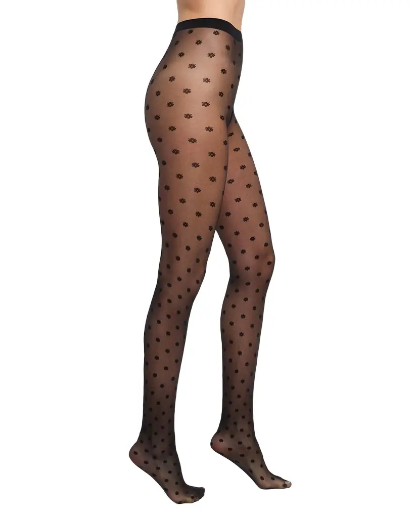 Wolford Daisy Sheer Floral Tights | Image 1 Wolford Daisy Sheer Floral Tights | Image 1